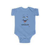 "Giggles" Infant Fine Jersey Bodysuit