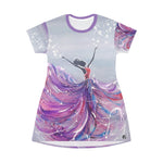 "Dance of Knowing"  All Over Print T-Shirt Dress