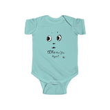 "Who are you again" Infant Fine Jersey Bodysuit