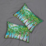 "Noon-time Vacation"  Spun Polyester Lumbar Pillow