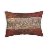 Golden Horizon Polyester Lumbar Pillow