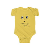 "Who are you again" Infant Fine Jersey Bodysuit