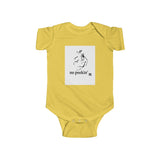 "No Kidding" Infant Fine Jersey Bodysuit