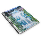 Spiral Notebook - Ruled Line - Free Falling