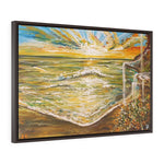 Shore Horizontal Framed Premium Gallery Wrap Canvas