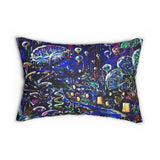 "Underwater Celebration" Spun Polyester Lumbar Pillow