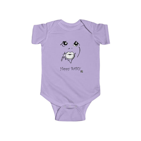 "Happy Baby" Infant Fine Jersey Bodysuit