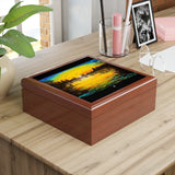 "Serene Lagoon" Jewelry Box