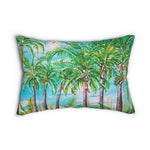 "Noon-time Vacation"  Spun Polyester Lumbar Pillow