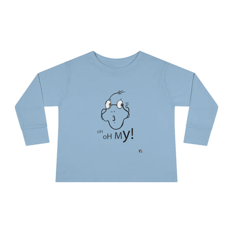 "Oh My" Toddler Long Sleeve Tee