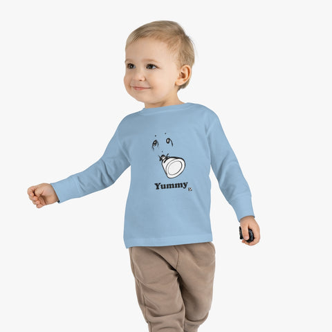 "Yummy" Toddler Long Sleeve Tee