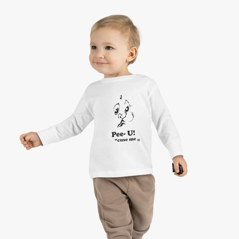 "Pee U" Toddler Long Sleeve Tee