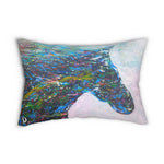 "Riding Destiny" Spun Polyester Lumbar Pillow