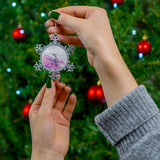 "Dance of Knowing" Pewter Snowflake Ornament